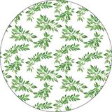 Bonateks, Ronde digitaal bedrukte muismat, antislip onderkant, voor kantoor en thuis, diameter: 22 cm
