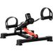 Mini Vélo d'exercice pour rééducation avec hauteur et résistance réglables et écran LCD, en acier et ABS, noir et rouge