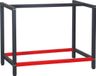Wiltec Industrieel heavy-duty stalen werkbankframe 100x57x81cm antraciet rood