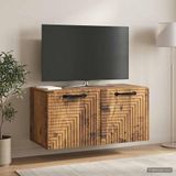 Prolenta Maison Exclusive - Meuble Tv Mural Bois Ancien 59,5 X 31 X 30 Cm Bois D'Ingénierie