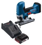 Bosch GST 18V-125 S Professionele accudecoupeerzaag 18 V 125 mm borstelloos + 1x accu 2.0 Ah + lader