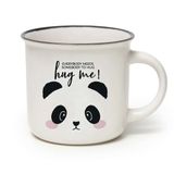 LEGAMI Cup-Puccino Panda mok, porselein Bone China, meerkleurig