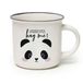 LEGAMI Cup-Puccino Panda mok, porselein Bone China, multicolore