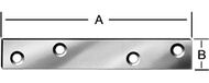 Vormann tôle de connexion, 50x15mm, pour la fixation et le renforcement de composants