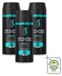 Axe 3 x Axe Apollo Deodorant Bodyspray - 150 ml - Voorraadverpakking - 3 stuks