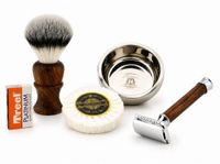 Haryali London Houten Scheerset voor Heren