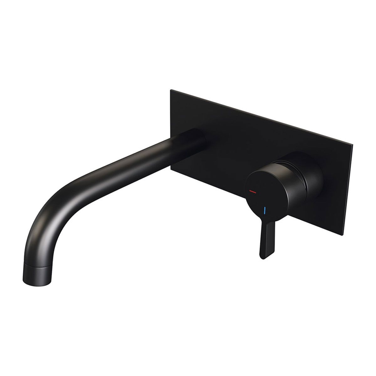 PELIPAL Wastafelmengkraan Brauer Black Inbouw B1 Coldstart Mat Zwart - 4260483798108