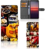 B2Ctelecom Sony Xperia 5II Flip Cover Klompen