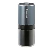 ZASSENHAUS Elektrische koffiemolen MINI MASTER USB | Coffee Grinder roestvrij staal met instelbare molen | Espressomolen met accu, grijs