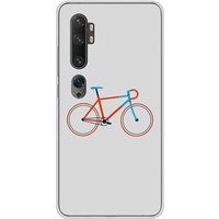 1001 coques Xiaomi Bedrukt siliconen hoesje compatibel met Xiaomi Mi Note 10, Xiaomi Mi Note 10 Pro Bike color hipster