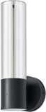 Osram Buitenwandlamp Donkergrijs, Warmwit, 3000 K, IP54, Lichtsensor, Glas en Aluminium, 600 lm, 8 W, Geïntegreerde LED