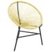 VidaXL Tuinstoel Acapulco Polyethyleen, Rotan, Staal Beige