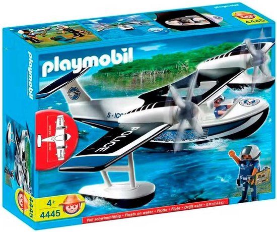 PLAYMOBIL Politiewatervliegtuig - 4445