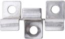Bol 100Pcs Acier inoxydable Pont clips d'espacement Fixation - Clip de panneau caché - Jeu de vis autotaraudeuses