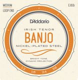 D'Addario EJ63i Irish Tenor Banjo Strings - 12-36 Nickel - 4-String