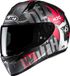 HJC C10 Fop Casque - Casque intégral - XXS - Blanc/gris/rouge