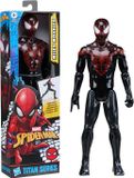 Marvel Spider-Man Titan Series Figurine Miles Morales, 30 cm, Superheld Speelgoed, Vanaf 4 Jaar