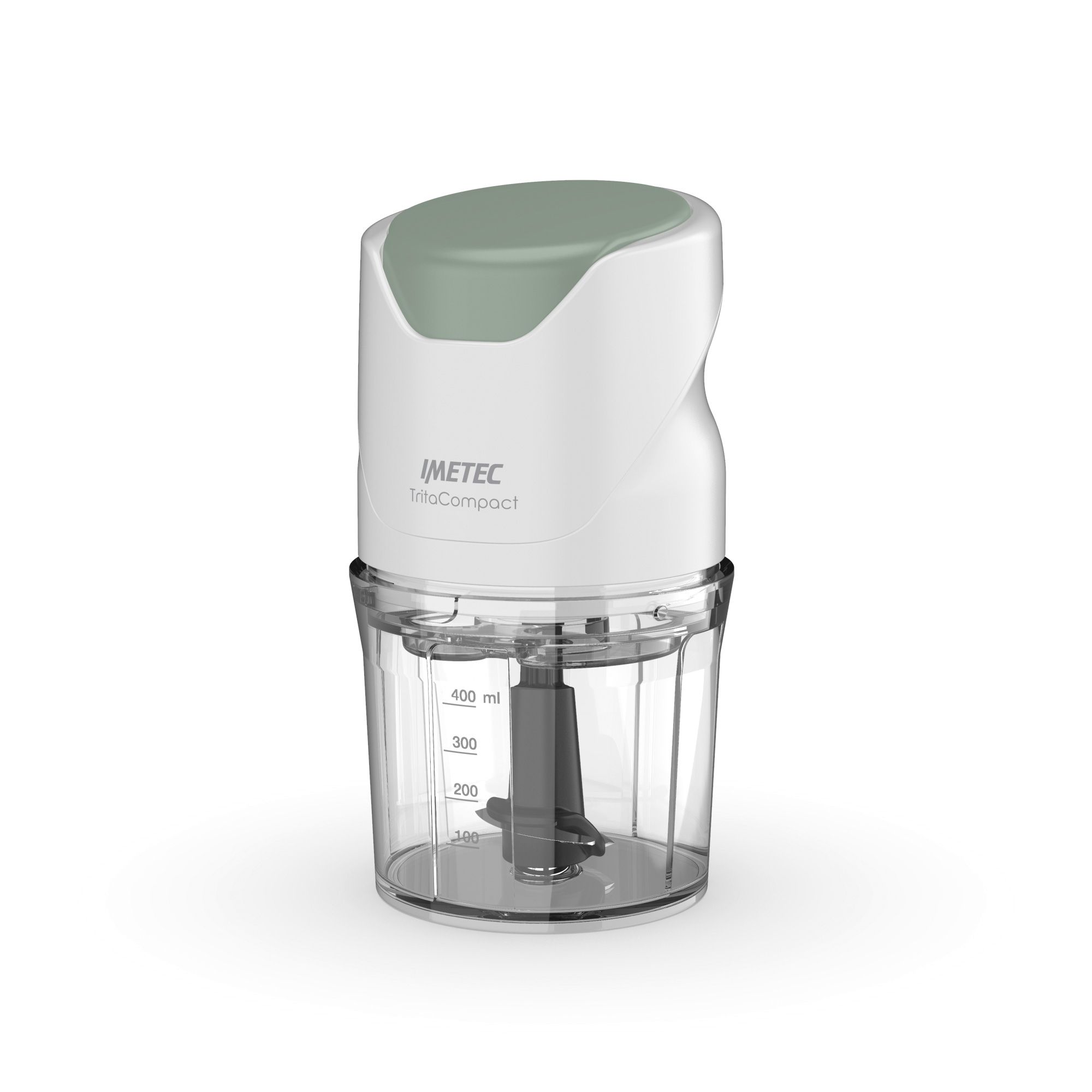 Imetec TritaCompact - Elektrische hakmolen - 350W - 0,4L - Wit/Groen