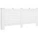 Radiator cover 172x19x81.5 cm MDF white