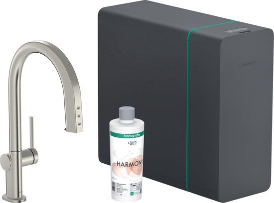 Hansgrohe Aqittura M91 Keukenmengkraan - SodaSystem - RVS Look