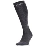STOX Energy Socks Merino Everyday Sokken Heren - Compressiekousen - Donkergrijs / Wit - Merino Wol Compressie Sokken - Naadloos - Steunkousen - Maat: 46-49