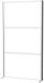 MAUL MAULconnecto scheidingswand 100 x 182 cm - akoestisch - standvoet - whiteboard - zilver