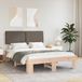Prolenta Maison Exclusive - Bedframe met gestoffeerd hoofdeinde, taupe kleur, 135 x 190 cm