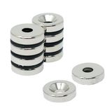 Magneet Expert® 20mm dia x 5mm dik x 6mm c/s Neodymium magneet - 7,1 kg Trek (Zuid) (Pack van 40)