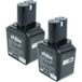 Bosch Vhbw - 2x Batterie Compatible Avec Bosch Série Psr 1º Génération Outil Électrique (3000 mAh, NiMH, 12 V)