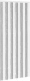 vidaXL Rideau anti-insectes chenille gris et blanc 100 x 230 cm 100% PP