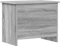 vidaXL Opbergkist Grijs Sonoma Bewerkt hout 60 x 40 x 50 cm
