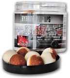 Carp Whisperer Hybride Pop Up Boilies Zeevruchten Wit/Bruin 20mm