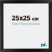 Your Decoration - Cadre photo 25x25 cm - MDF - Noir mat - Mura