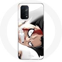 Maniacase Case voor Oppo A74 5G One Piece Luffy Gear 5 Manga Teaser Serie