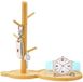 Azomor® Organisateur élégant en bois pour bijoux et clés avec support suspendu