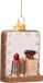 Vondels Boule de Noël - Miroir de Maquillage 8.5cm en Verre, Couleur Multi, 1 Pièce