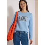 cecil Sweatshirt met opdruk en trekkoord