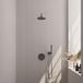 Brauer Gunmetal Carving Thermostatische Doucheset Inbouw - Hoofddouche 20 cm