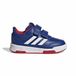 adidas Tensaur Sport C Sneakers Unisex Lage sneakers Blauw - Wit - Rood Klittenband Maat 22