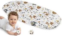 Medi Partners Hoeslaken Kinderwagen 86 x 40 cm 100% Katoen Matrasbeschermer Baby