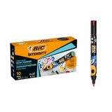 BIC Intensity Paint Markers – Medium Ronde Punt – Voor Diverse Oppervlakken – Niet-giftig – Assortiment Klassieke & Pastelkleuren – Doos van 10 stuks