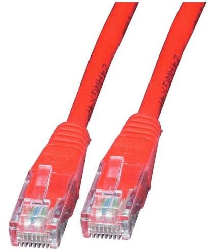 Intellinet RJ45 Netwerk Aansluitkabel CAT 5e U/UTP 3 m Rood