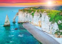 Nathan Les falaises d'Etretat, Frankreich - 1000 Teile.