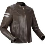 Segura Romeo Motorfiets Leren Jas - Bruin/wit - Maat 2XL