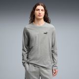 PUMA T-shirt à manches longues Essentials No. 1-logo pour Homme, Gris, Taille XS