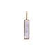 Lucardi Dames Stainless steel goldplated hanger voor dames - Hanger - Staal - Goudkleurig