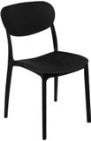 5 Five Simply Smart Stapelbare stoel PLASTA Kunststof Noir