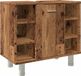 vidaXL Badkamerkast 60x32x53,5 cm bewerkt hout oud houtkleurig