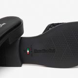 NeroGiardini Slippers Tamigi T.Palladium Net Tr Accra 592 Co - Zwart - Leer - Dames - Maat 37