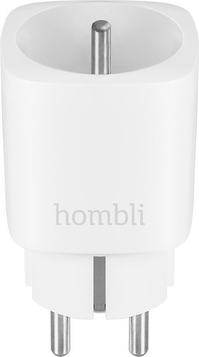 Hombli prise intelligente FR| 220-250V, télécommande wifi, prise contrôlee, fonction de minuterie, moni-teur d’énergie, fonctionne avec Amazon Alexa, Google Home, - Télécommandable par l’application Hom-bli